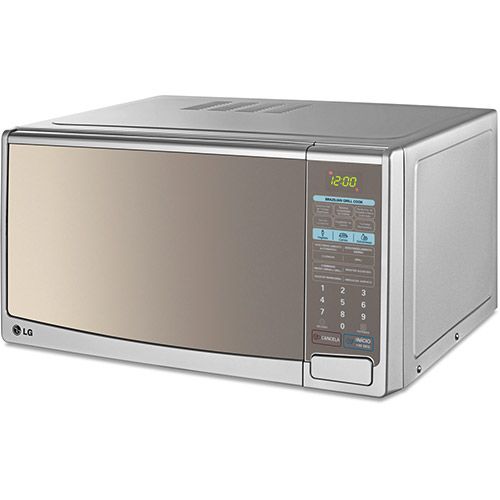 Forno de Micro-ondas LG Mirror Grill MH-7049CA - 30 Litros,